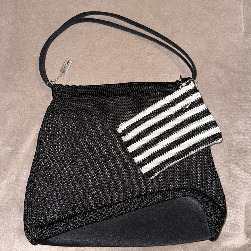The Sak Zip Crochet Double Over Shoulder Strap Handbag